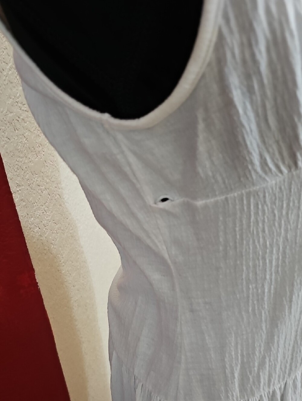 Chesley White Sleeveless V-Neck Tiered  Dress Size XL (Make A Reasonable Offer) - Picture 3 of 11